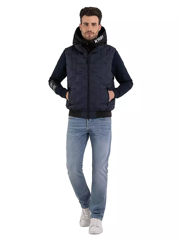 REPLAY | Steppgilet | blau