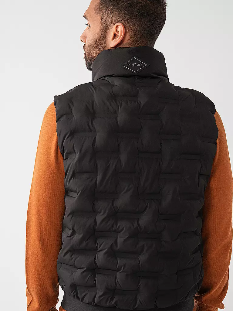 REPLAY | Steppgilet | dunkelgrün