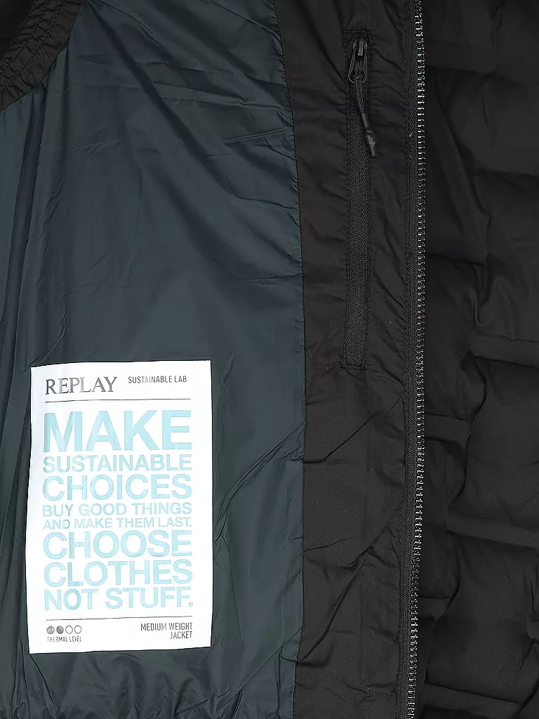 REPLAY | Steppgilet | dunkelgrün