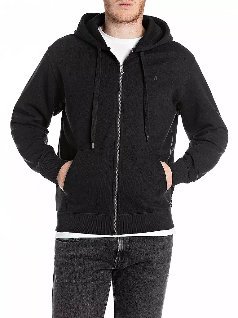REPLAY | Sweatjacke  | schwarz