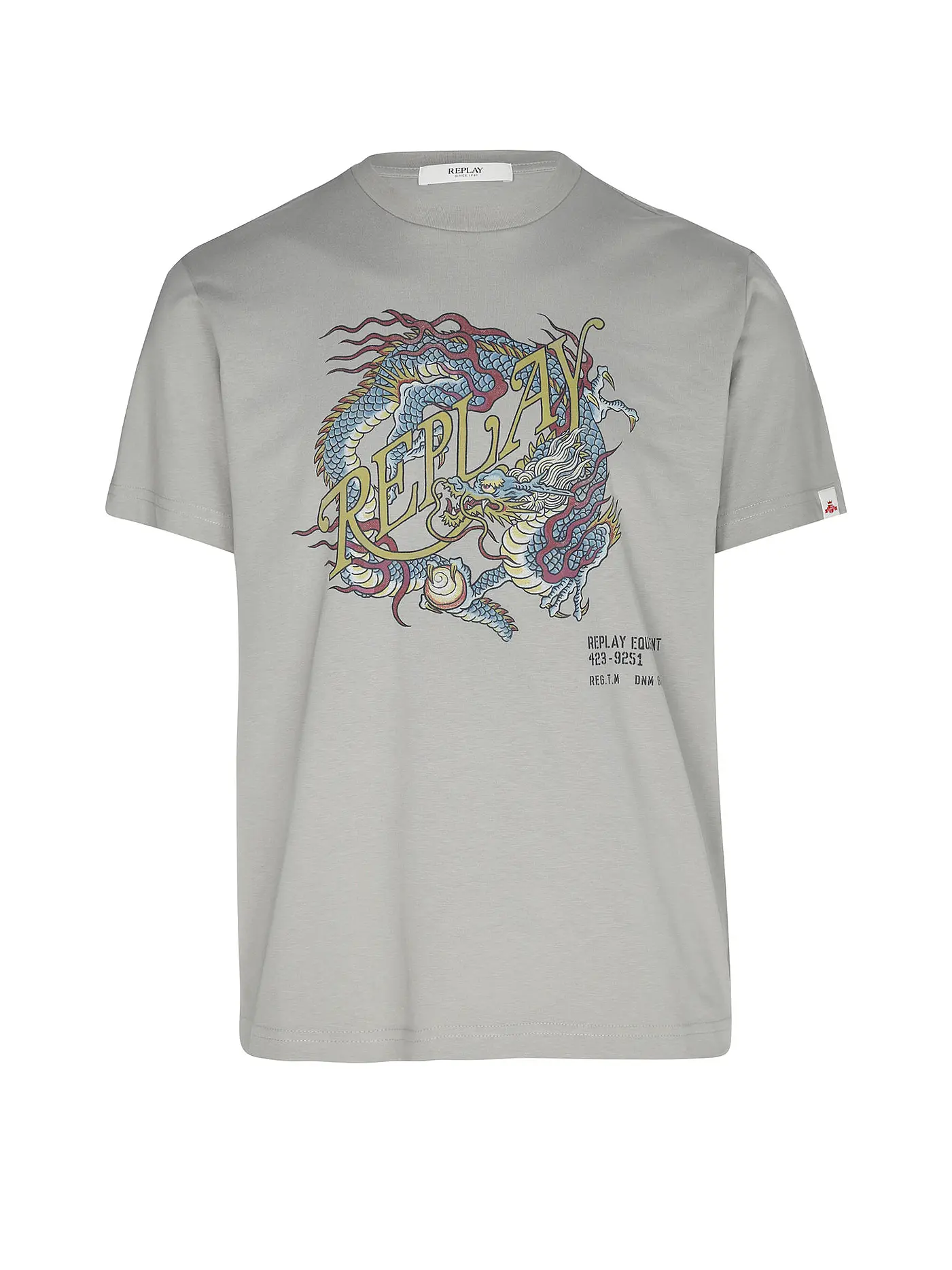 REPLAY | T-Shirt  | grau