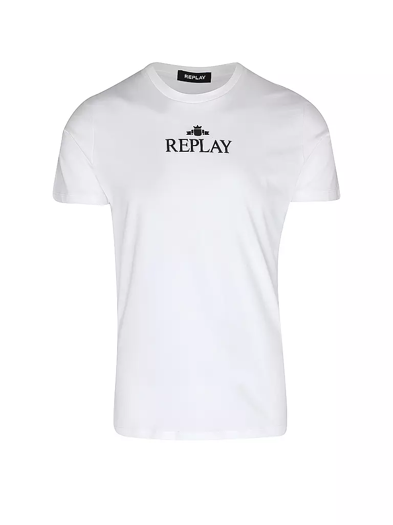 REPLAY | T-Shirt  | weiss