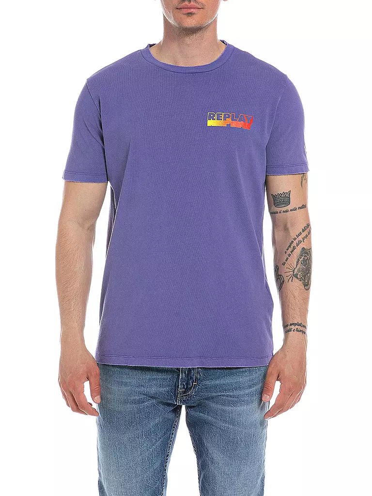 REPLAY | T-Shirt  | lila