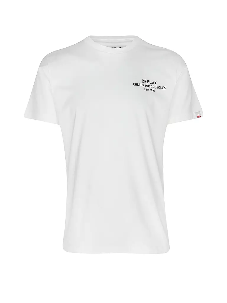 REPLAY | T-Shirt  | weiss