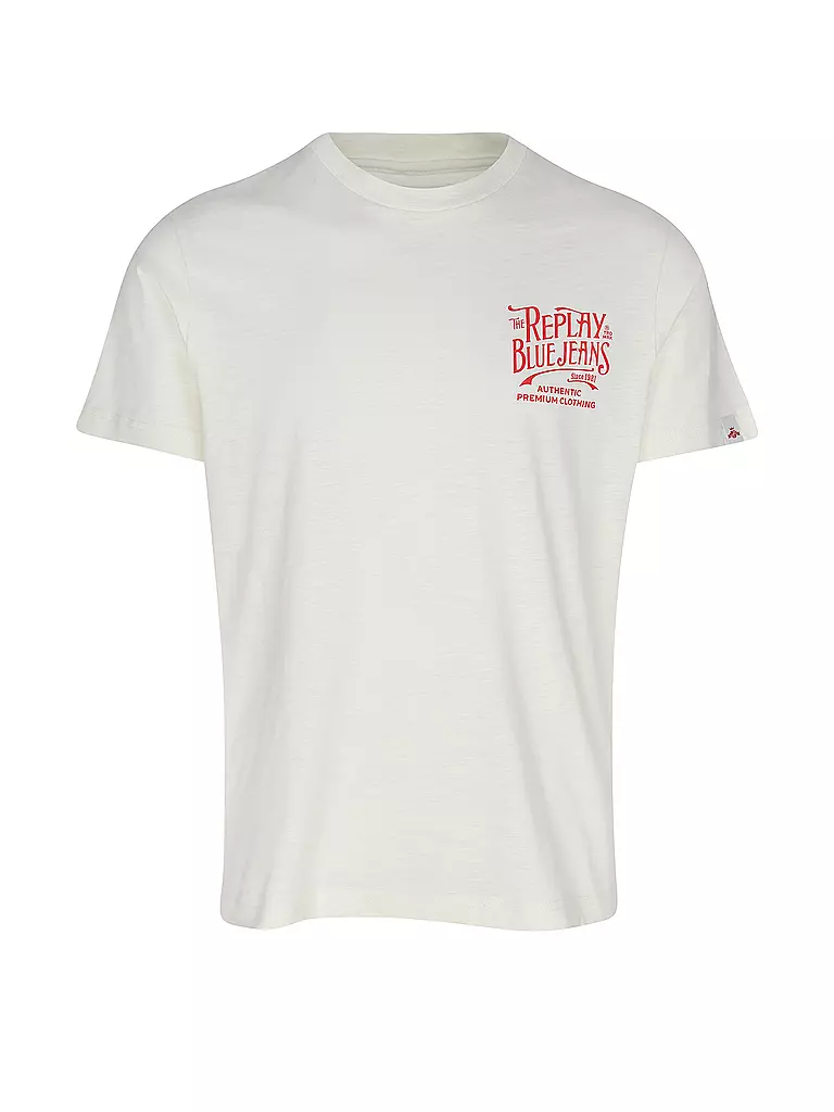 REPLAY | T-Shirt  | weiss