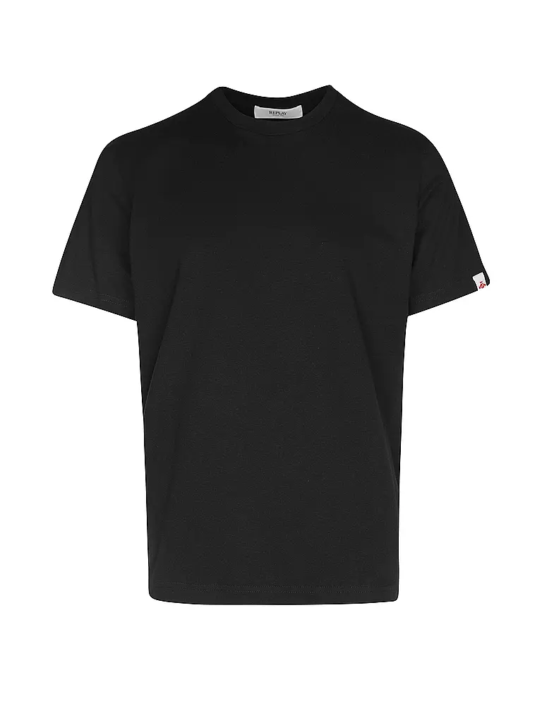 REPLAY | T-Shirt  | schwarz