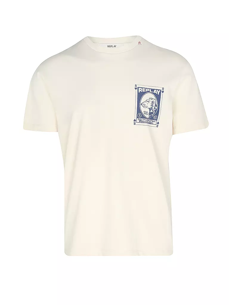 REPLAY | T-Shirt  | creme