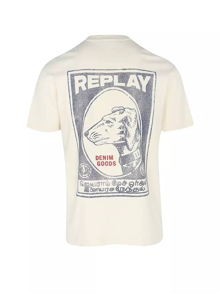 REPLAY | T-Shirt  | creme