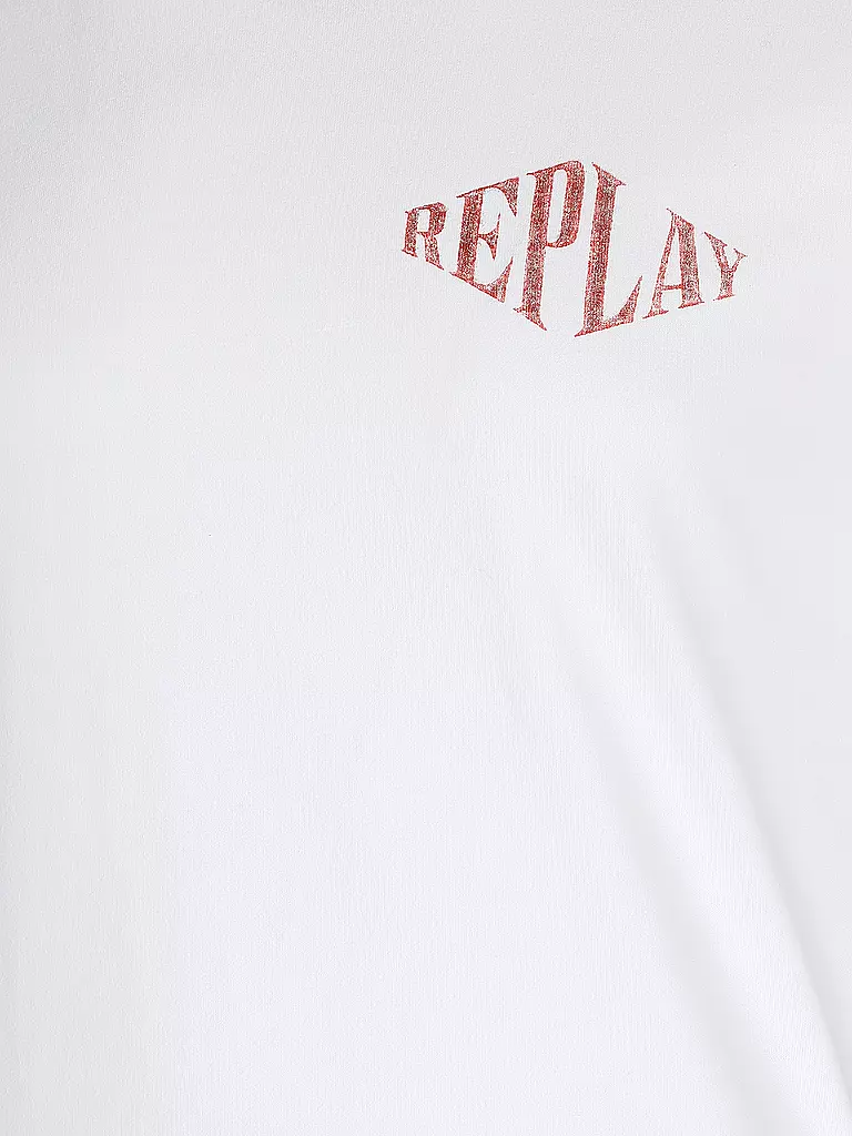 REPLAY | T-Shirt  | weiss