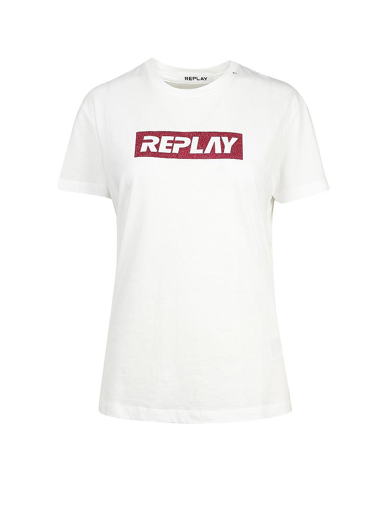 REPLAY | T-Shirt | weiß