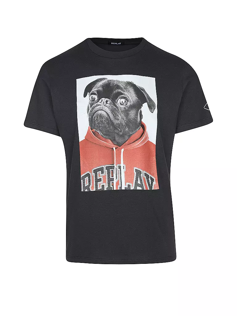 REPLAY | T-Shirt | schwarz