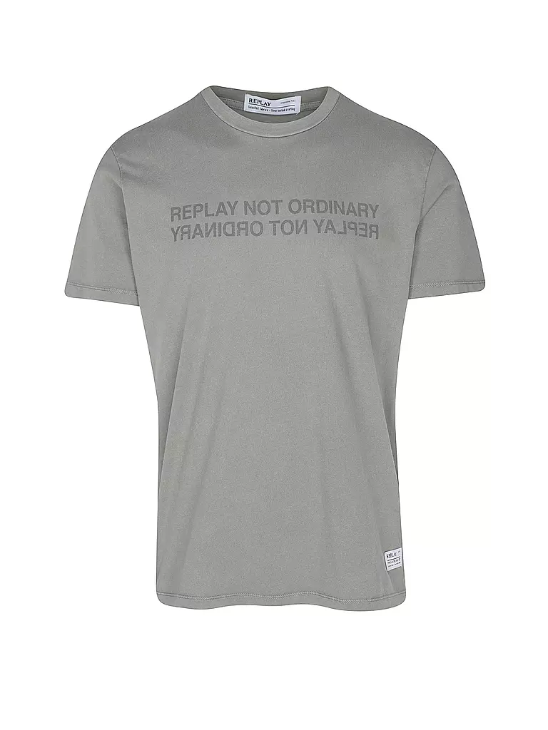 REPLAY | T-Shirt | hellgrau