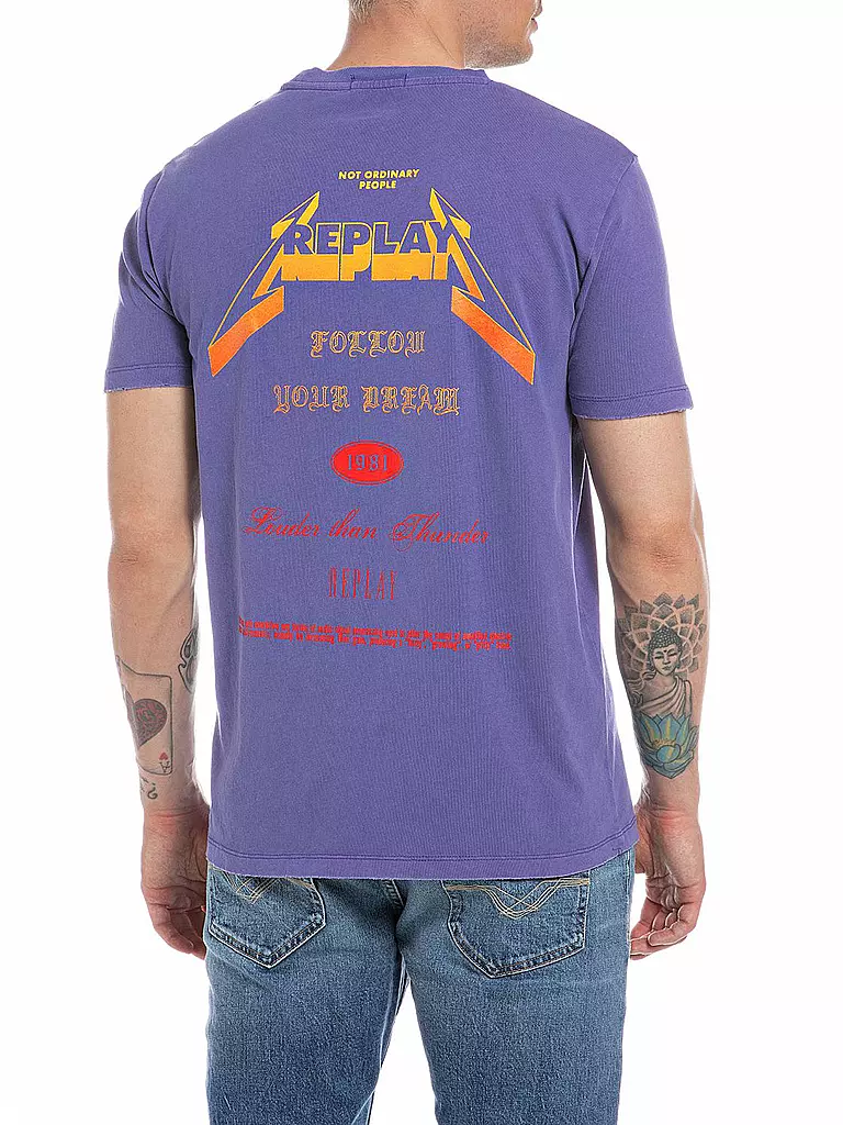 REPLAY | T-Shirt | lila
