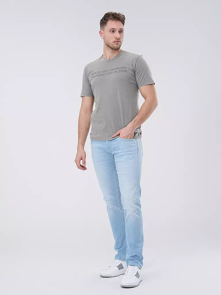REPLAY | T-Shirt | hellgrau