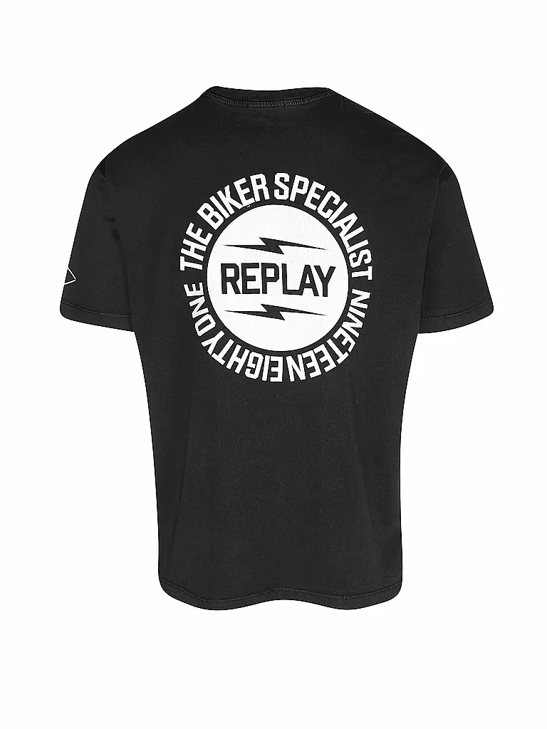 REPLAY | T-Shirt | schwarz