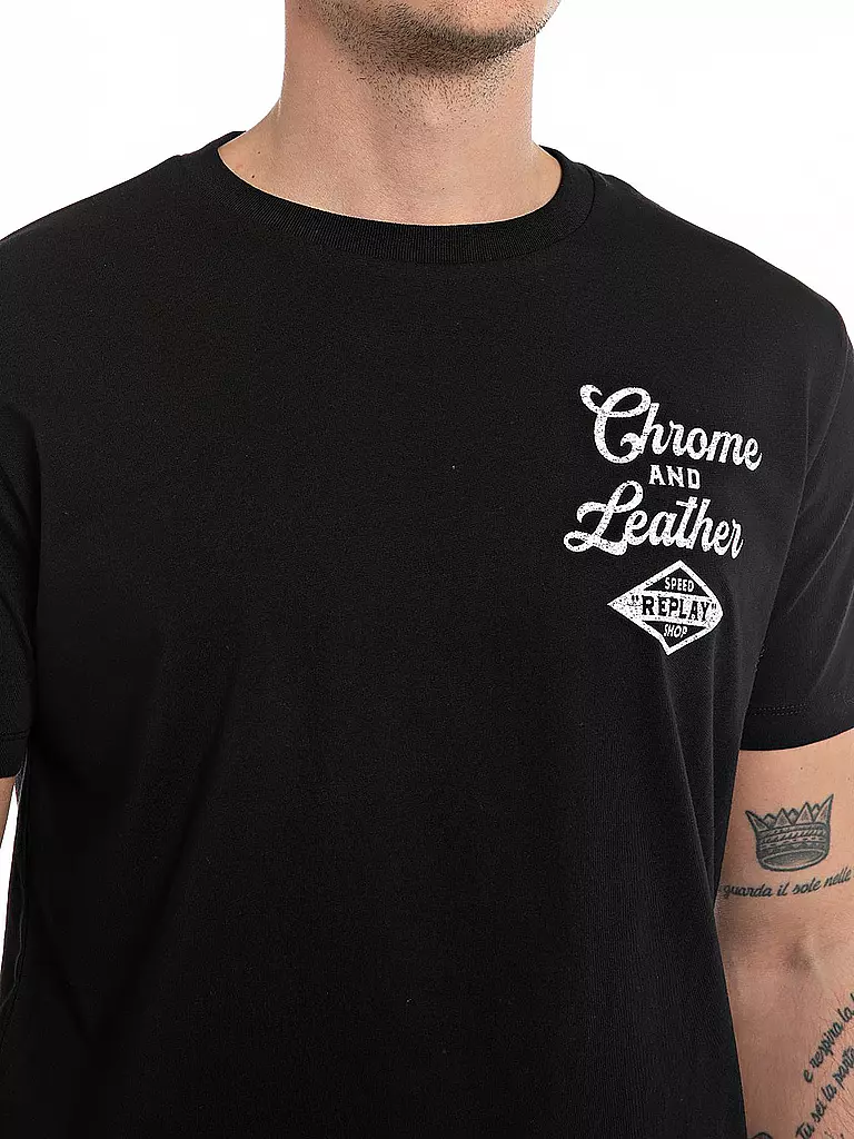 REPLAY | T-Shirt | schwarz
