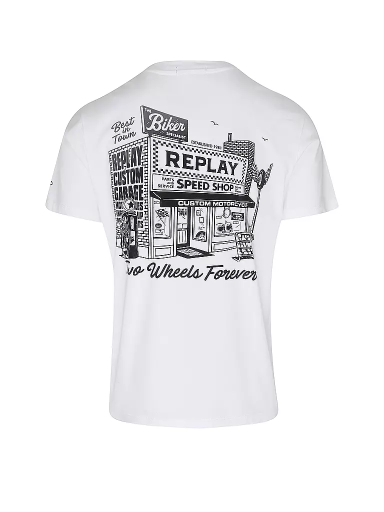 REPLAY | T-Shirt | weiss