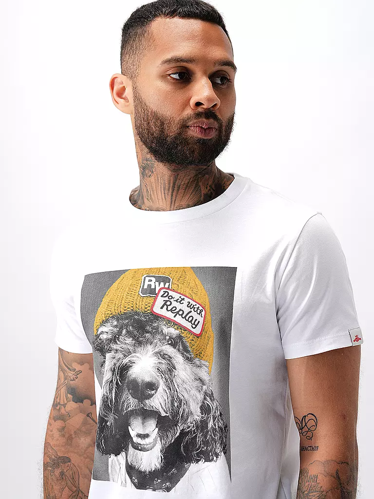 REPLAY | T-Shirt | schwarz