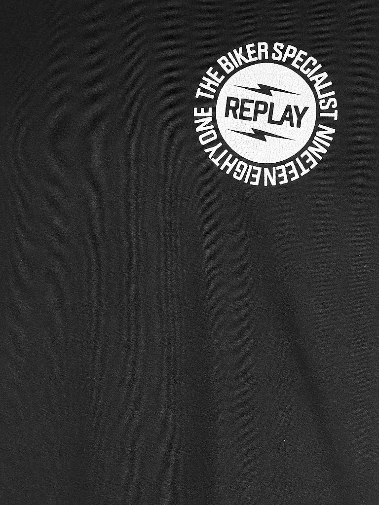 REPLAY | T-Shirt | schwarz