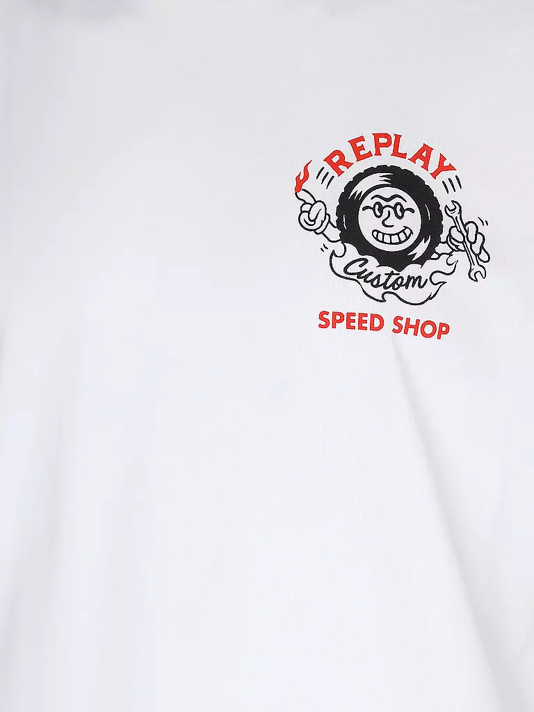REPLAY | T-Shirt | weiss