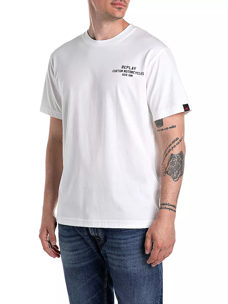 REPLAY | T-Shirt | weiss