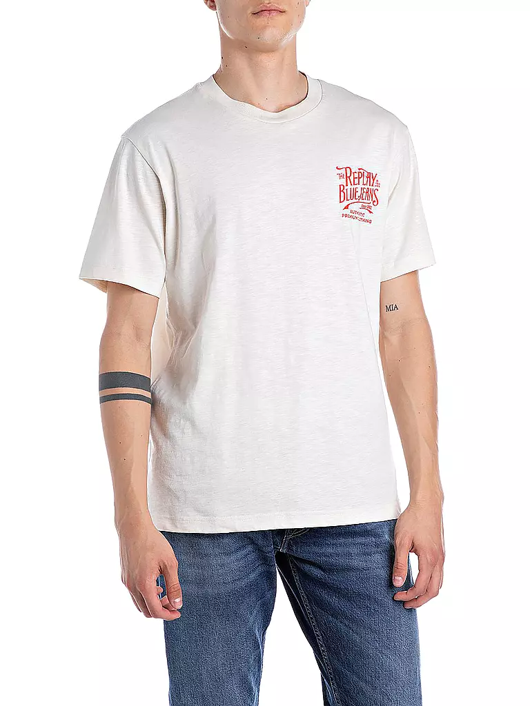 REPLAY | T-Shirt | weiss
