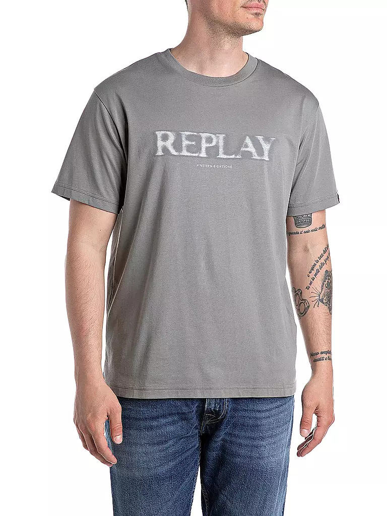 REPLAY | T-Shirt | schwarz