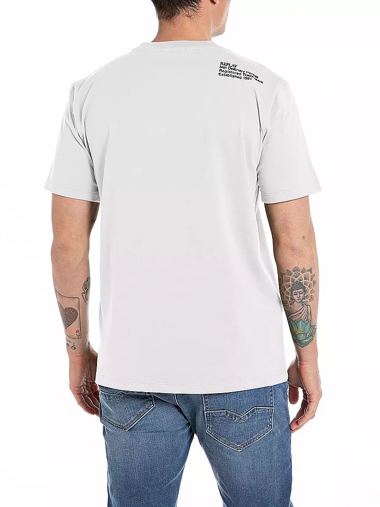 REPLAY | T-Shirt | hellgrau