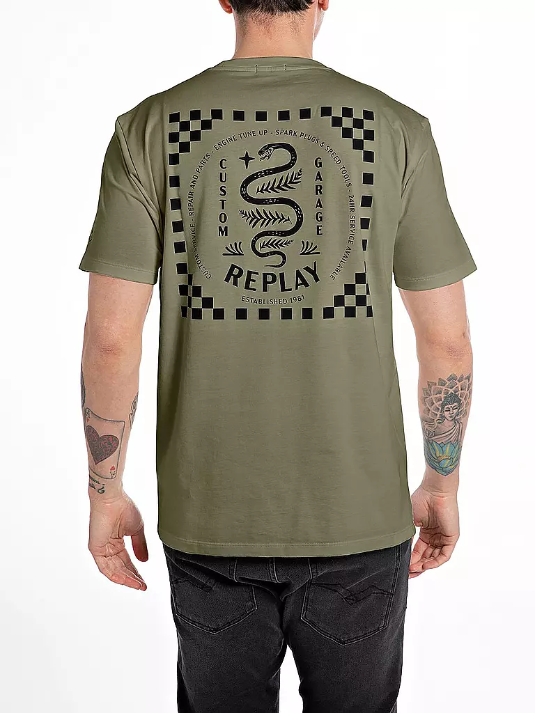 REPLAY | T-Shirt | olive