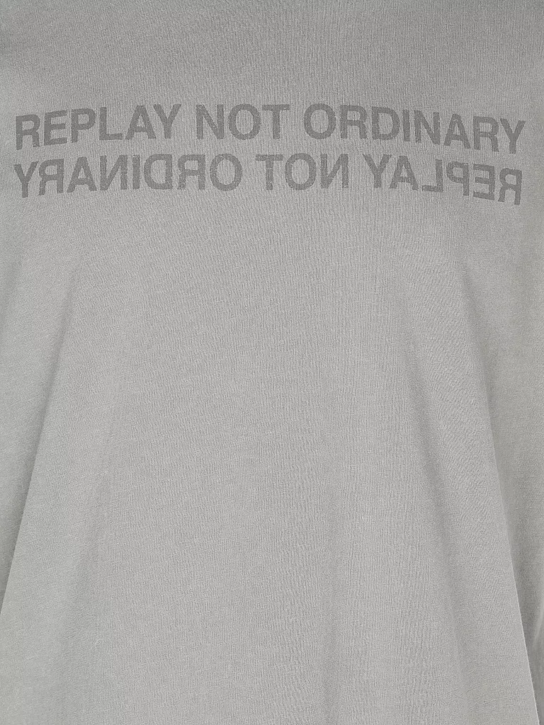 REPLAY | T-Shirt | hellgrau