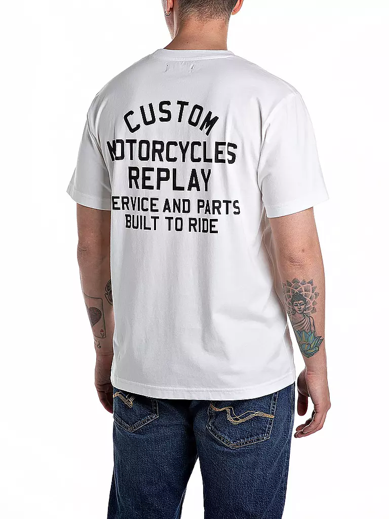 REPLAY | T-Shirt | weiss