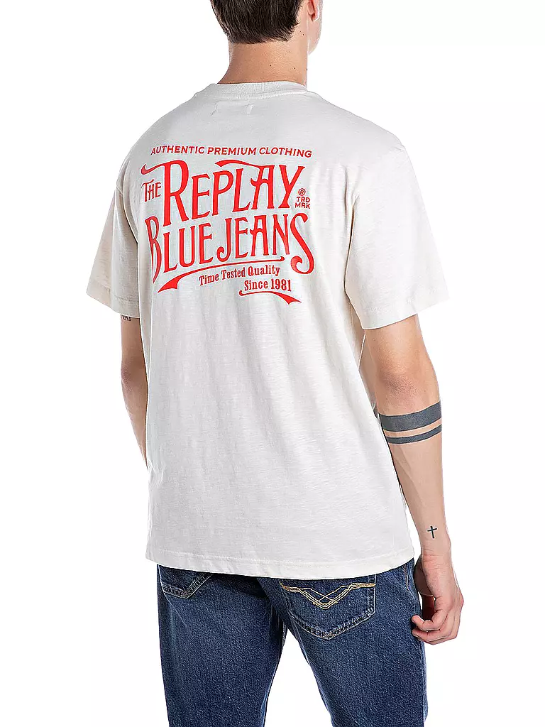 REPLAY | T-Shirt | weiss
