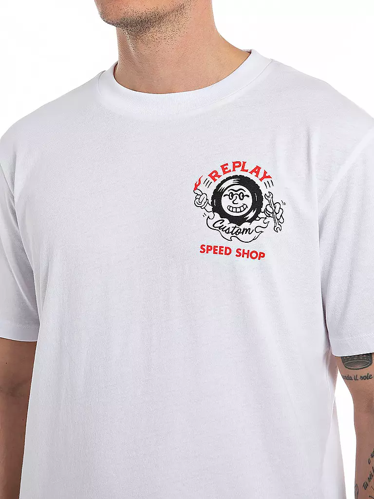 REPLAY | T-Shirt | weiss