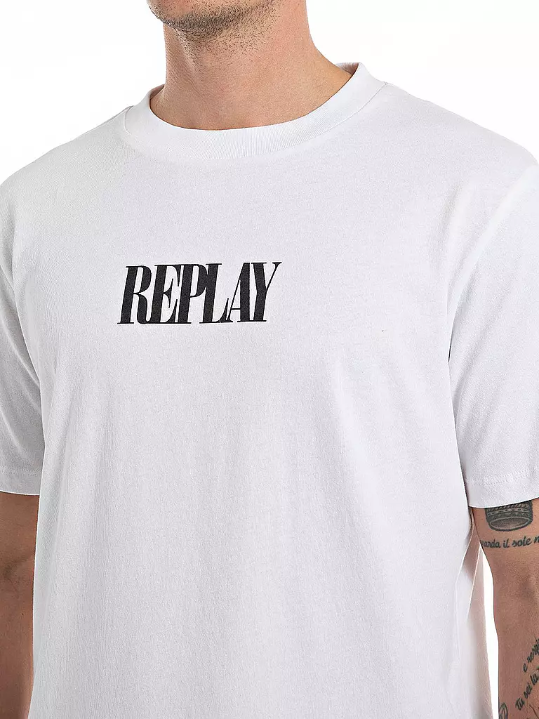 REPLAY | T-Shirt | weiss