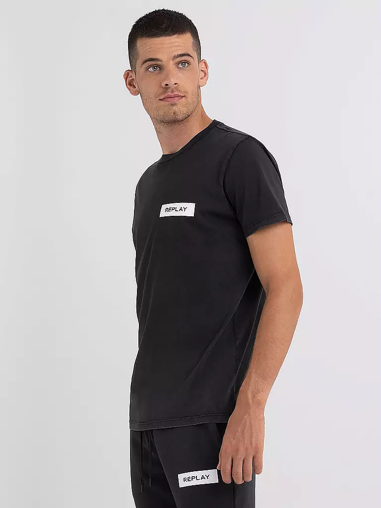 REPLAY | T-Shirt | schwarz