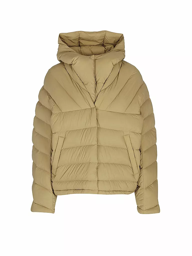 REPLUME | Daunensteppjacke EILIS MOSS | beige