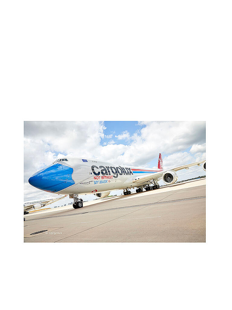 REVELL | Modellbausatz -  Boeing 747-8F CARGOLUX LX-VCF "Facemask" 03836 | keine Farbe