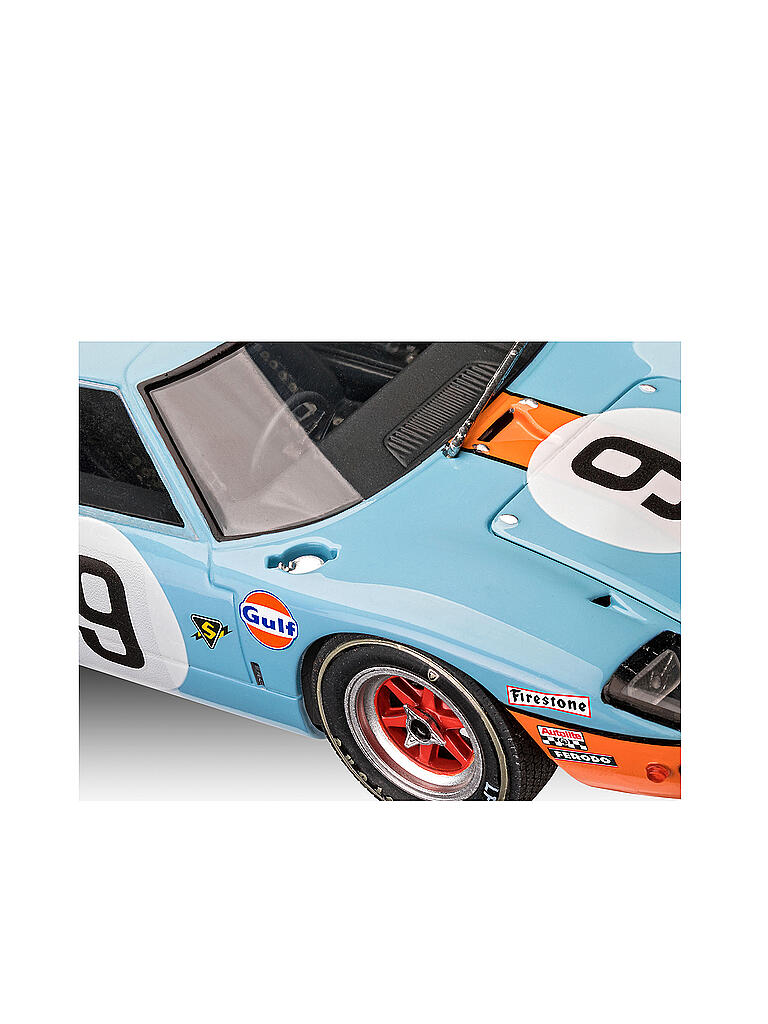 REVELL | Modellbausatz -  Ford GT 40 Le Mans 1968 & 1969 07696 | keine Farbe