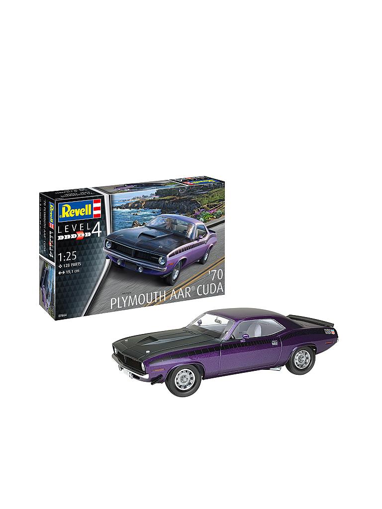 REVELL | Modellbausatz - 70 Plymouth AAR Cuda | transparent