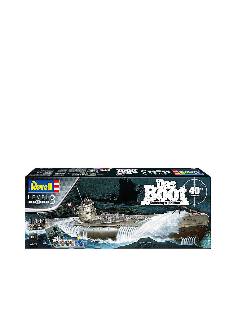 REVELL | Modellbausatz - Das Boot Collector's Edition - 40th Anniversary U96 (Type VII C) 05675 | keine Farbe