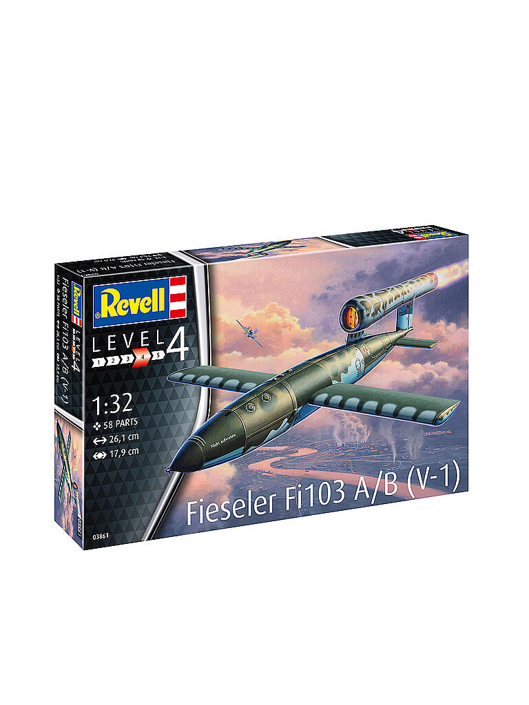 REVELL | Modellbausatz - Fieseler Fi103 A/B V-1 03861 | keine Farbe