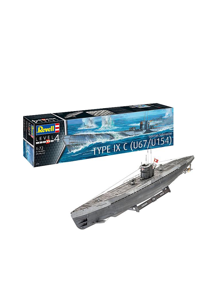 REVELL | Modellbausatz - German Submarine Type IXC U67/U154 | keine Farbe