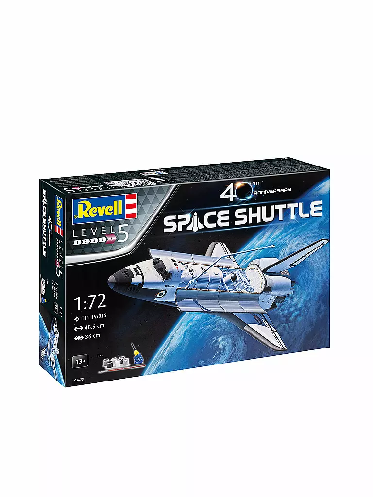 REVELL | Modellbausatz - Geschenkset Space Shuttle, 40th. Anniversary 05673 | keine Farbe