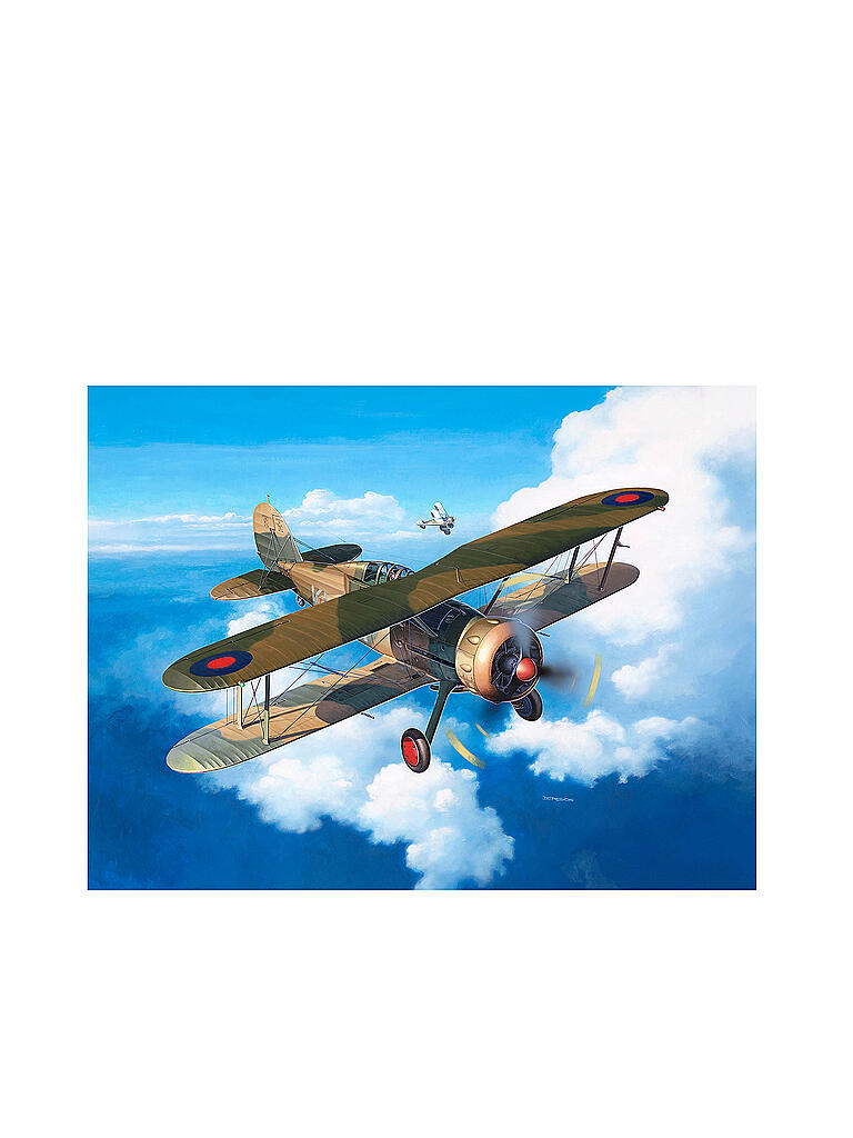 REVELL | Modellbausatz - Gloster Gladiator Mk. II 03846 | keine Farbe