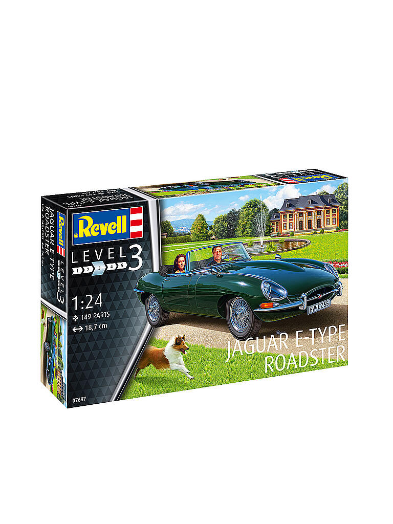 REVELL | Modellbausatz - Jaguar E-Type Roadster 07687 | keine Farbe