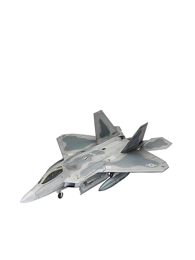 REVELL | Modellbausatz - Lockheed Martin F-22A Raptor 03858 | keine Farbe