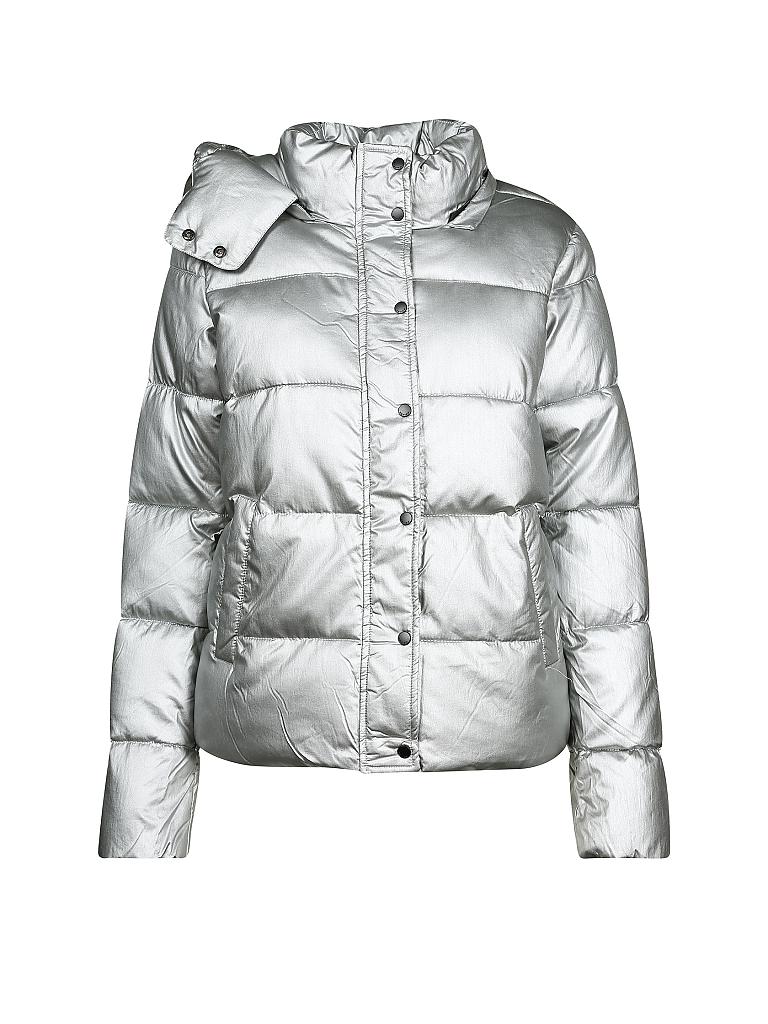 REVIEW | Steppjacke | silber