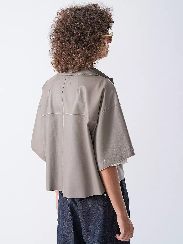 RIANI | Lederjacke | beige