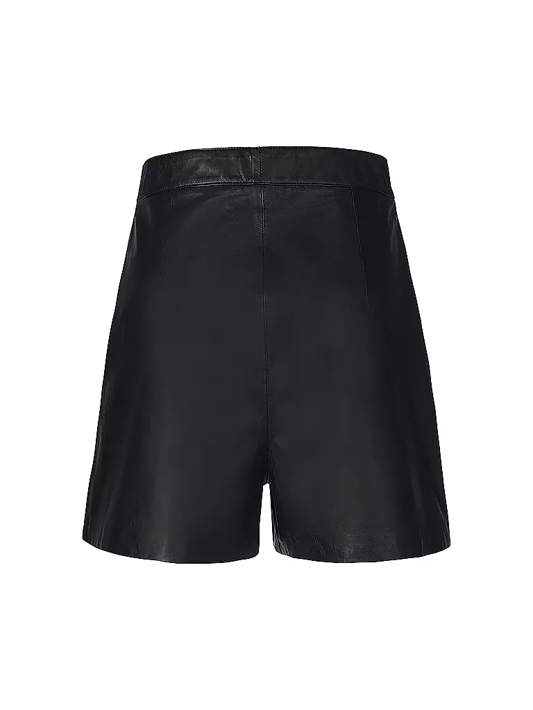 RIANI | Ledershorts | schwarz