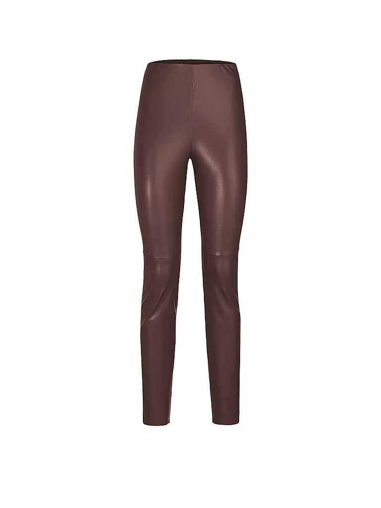 RIANI | Leggings in Lederoptik | rot